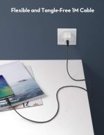 Type C to Type C Cable by RavPower for Fast Wired Charging - 3 Feet - 1 meter - Black - RP-CB047 - Image 3