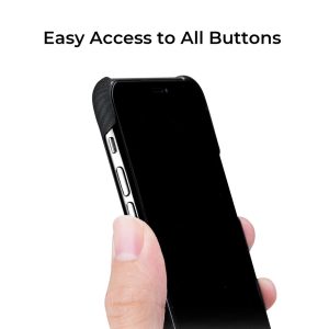 iPhone 11 Pro Max Aramid Fiber Air Ultra Thin Case by PITAKA - Black / Grey Twill - Image 10