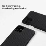 iPhone 11 Aramid Fiber Air Ultra Thin Case by PITAKA - Black / Grey Twill - Image 11