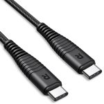 Type C to Type C Cable by RavPower for Fast Wired Charging - 3 Feet - 1 meter - Black - RP-CB047 - Image 7