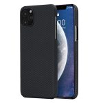 iPhone 11 Pro Aramid Fiber Air Ultra Thin Case by PITAKA - Black / Grey Twill