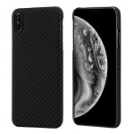 iPhone XS Aramid MagEZ Case by PITAKA - Black / Grey Twill