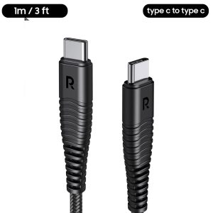 type c to type c usb c to usb c cable ravpower note 10 note 10 plus cable fast charging braided kevlar
