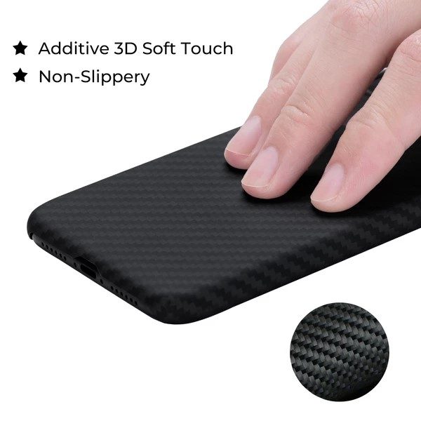 xr2-4_grande iPhone 11 Aramid MagEZ Case by PITAKA - Black / Grey Twill - Image 7
