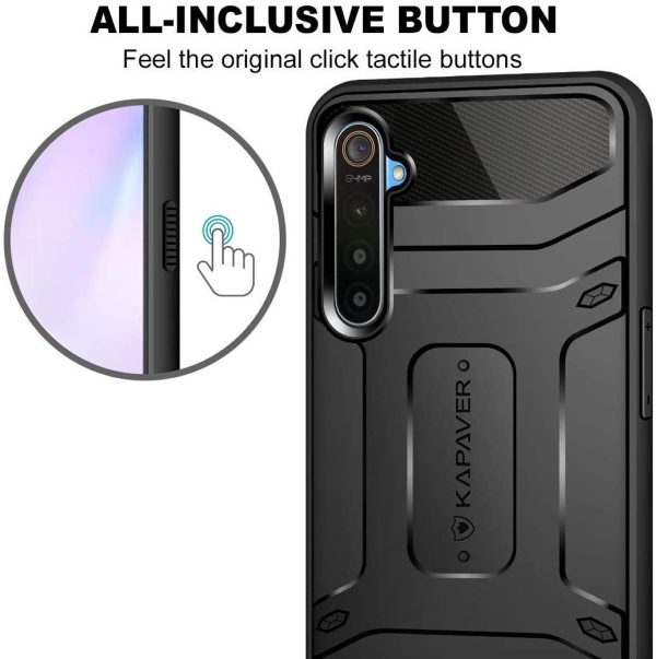 Realme XT Rugged Case by KAPAVER - Black - Image 7