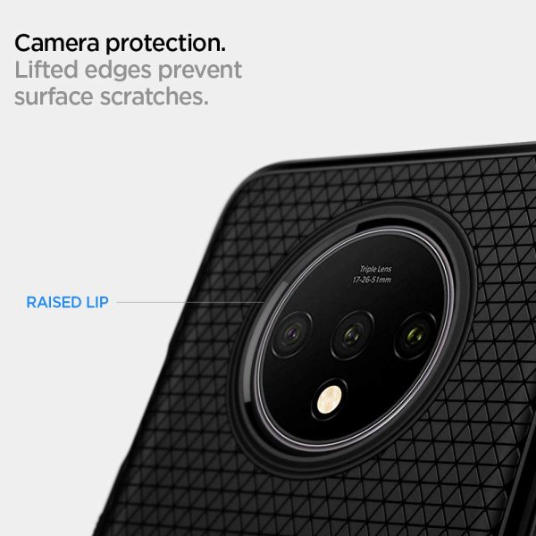 611dS61fpjL._SL1000_ OnePlus 7T Liquid Air Matte Black by Spigen - ACS00317 - Image 2