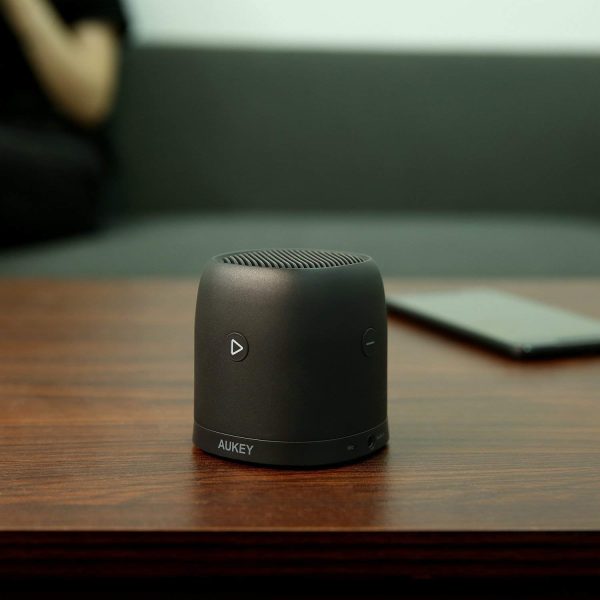 6185PCP+mvL._SL1500_ AUKEY Mini Bluetooth Speaker with FM Radio, Micro SD Slot, Portable Wireless Speaker - SK-M31 - Image 5