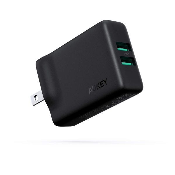 61A7mpscl5L._SL1500_ aukey dual port charger pa-u50 fast charging