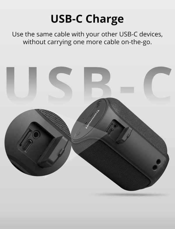 Tronsmart Element T6 Mini Bluetooth Wireless Speaker - Black - BB - Image 8