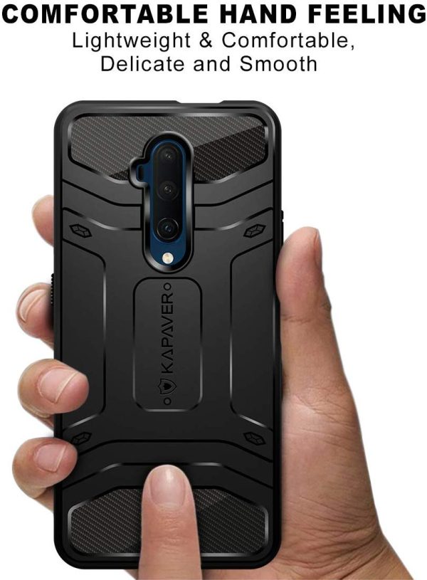OnePlus 7T Pro Rugged Case by KAPAVER - Black - Image 7