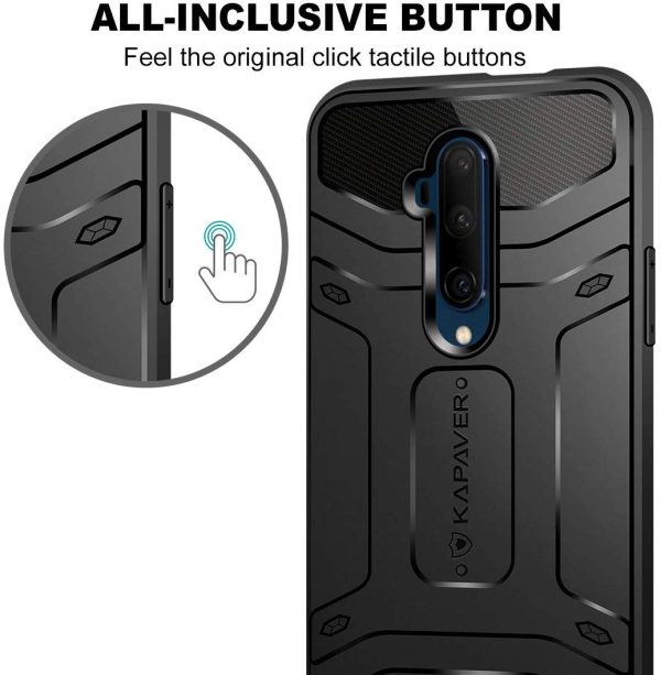 OnePlus 7T Pro Rugged Case by KAPAVER - Black - Image 2