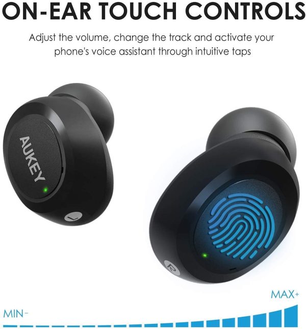 AUKEY True Wireless Earbuds with BT 5.0 & HIFI Sound - EP-T16S - Black - Image 3