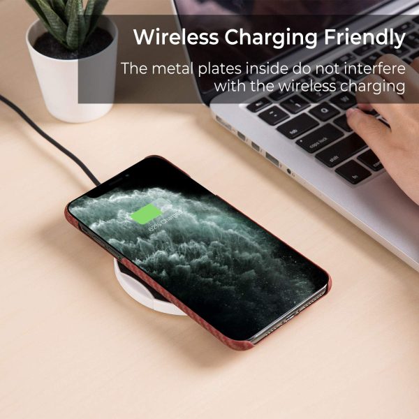 iPhone 11 Pro Max Aramid MagEZ Case by PITAKA - Red / Orange Herringbone - Image 7