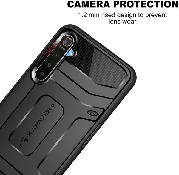 Realme XT Rugged Case by KAPAVER - Black - Image 5