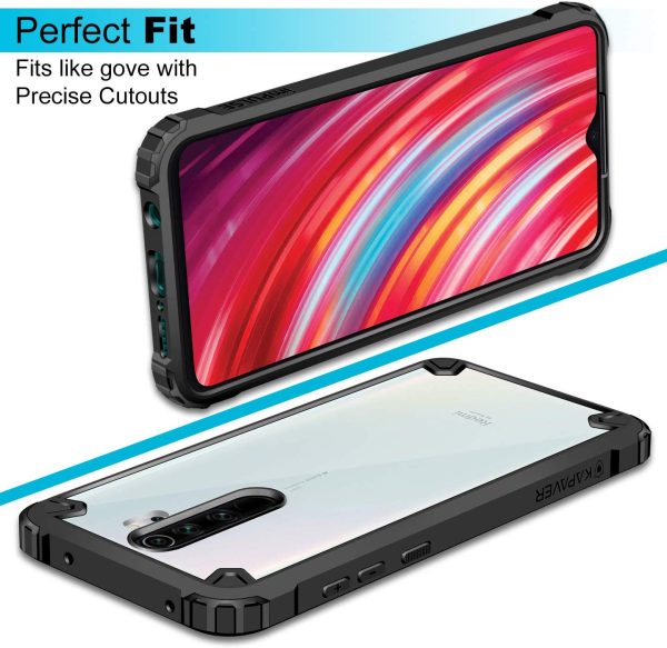 Redmi Note 8 Pro Impulse Hybrid Case by KAPAVER - Black - Image 6