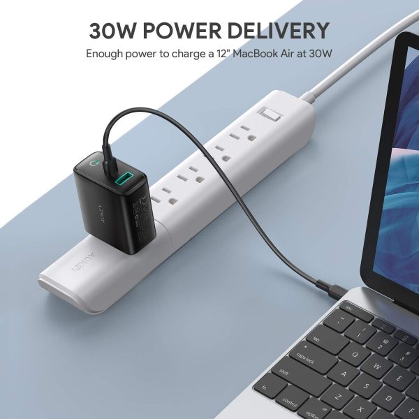 AUKEY USB C Charger 30W, PD Charger with Power Delivery 3.0 & Dynamic Detect - PA-D1 - Image 7