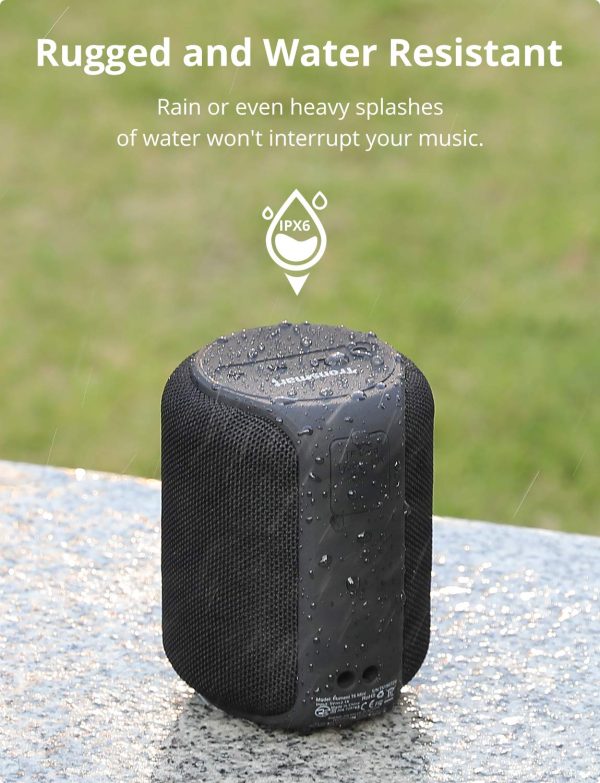Tronsmart Element T6 Mini Bluetooth Wireless Speaker - Black - BB - Image 5