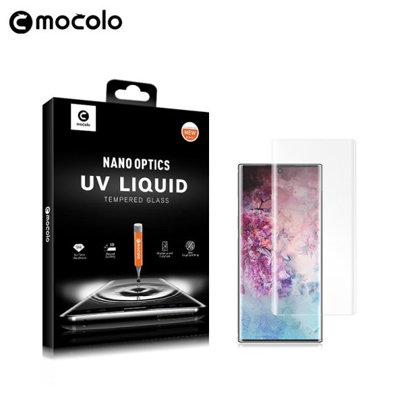 Mocolo-Sensitive-UV-Lamp-Liquid-Full-Glue-Glass-for-Samsung-Galaxy-Note-10-PLUS-Tempered-Glass (3) Samsung Galaxy Note 10 Plus UV Glass Protector with UV Light by Mocolo - Image 2