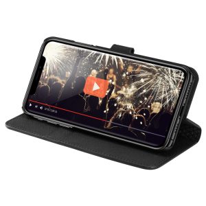 iPhone 11 Pro Max Case Flip Wallet S Case - Saffiano Black - 075CS27149 - Image 5
