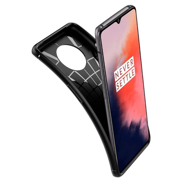 OnePlus 7T Rugged Armor Matte Black by Spigen - ACS00316 - Image 7