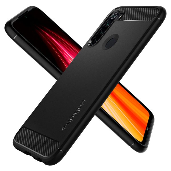 detail_xiaomi_redmi_note8_ra_04 Redmi Note 8 Rugged Armor Case by Spigen Matte Black ACS00271 - Image 5