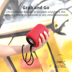 Tronsmart Element T6 Mini Bluetooth Wireless Speaker - Red - Image 5
