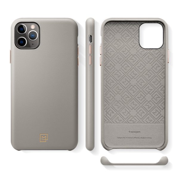 id_iphone11_pro_max_lamanon_calin_oatmeal_beige_detail_05 iPhone 11 Pro Max Case La Manon câlin Oatmeal Beige (Leather Case) 075CS27065 - Image 5