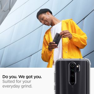 Redmi Note 8 Pro Crystal Shell Case by Spigen Crystal Clear ACS00438 - Image 6