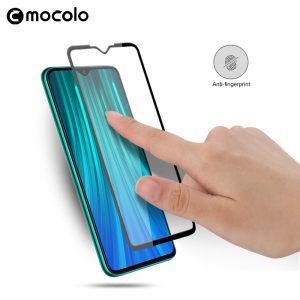 Redmi Note 8 Pro Glass Protector Full Glue Edge to Edge Tempered - Black - Image 4