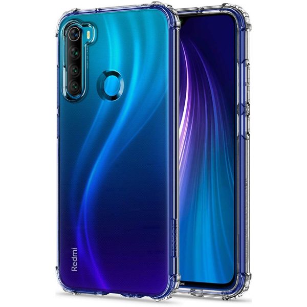 redmi-note-8-crystal-shell-blue Redmi Note 8 Crystal Shell Case by Spigen Crystal Clear ACS00439 - Image 1
