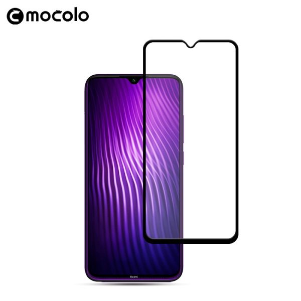 redmi-note-8-mocolo-glass-2 Redmi Note 8 Glass Protector Full Glue Edge to Edge Tempered - Black - Image 1