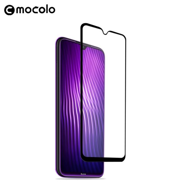 redmi-note-8-mocolo-glass-6 Redmi Note 8 Glass Protector Full Glue Edge to Edge Tempered - Black - Image 7