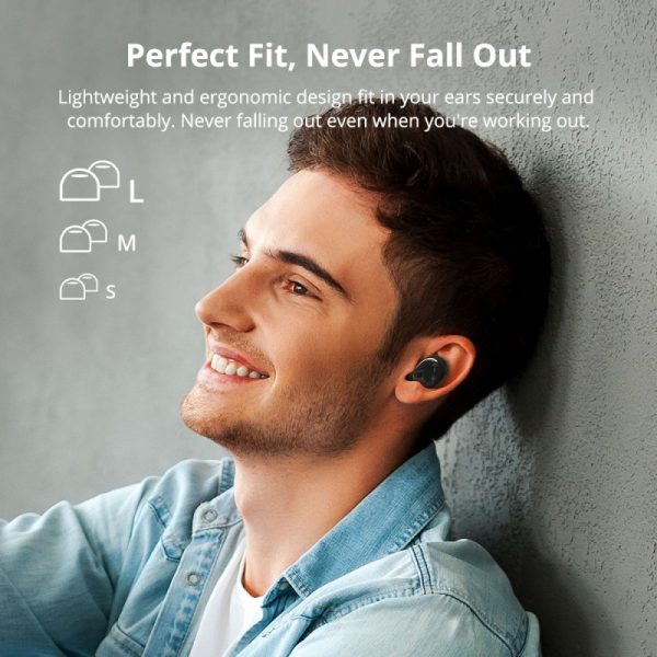 Tronsmart Encore Spunky Beat True Wireless Earphones with Qualcomm aptX Support - Black - Image 4