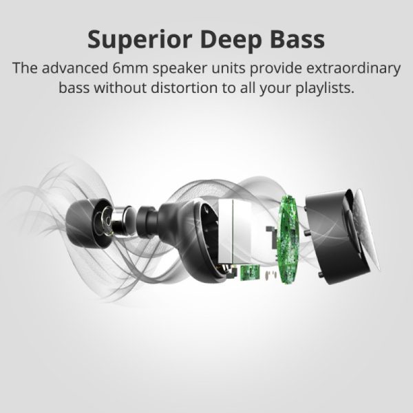 spunky-pro-true-wireless-bluetooth-headphones (1) Tronsmart Encore Spunky Pro True Wireless Earphones with Wireless Charging Box - Black - Image 2