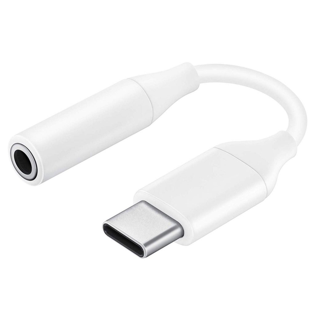 Type C to 3.5 mm Jack Converted by Samsung - White - 100% Genuine