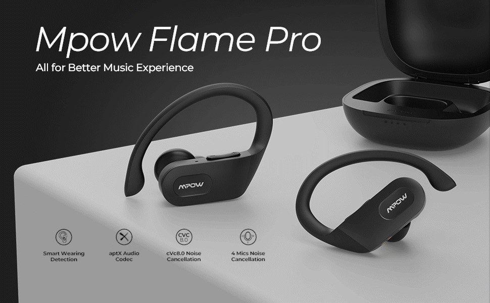 MPOW Flame Pro True Wireless Earbuds 32 Playtime