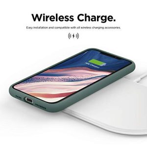 iPhone 11 Pro Max Liquid Silicon Case by X Fitted - Pine Green - Image 2