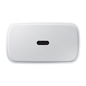 45W Charger Samsung with Power Delivery 3.0 PPS Tech for Samsung S22 Series, S21 Series & Note 20 Series - EU Plug with 1 USB C to USB C Cable - White - Image 3