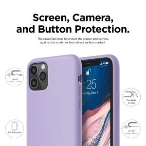 iPhone 11 Pro Liquid Silicon Case by X Fitted - Lilac - Image 4