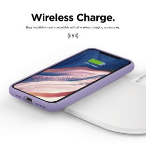 iPhone 11 Pro Liquid Silicon Case by X Fitted - Lilac - Image 5