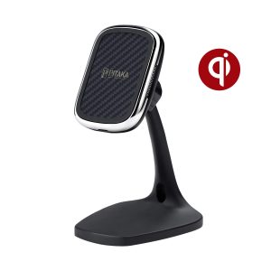 MagMount Qi Desktop by PITAKA Charging Stand - Black