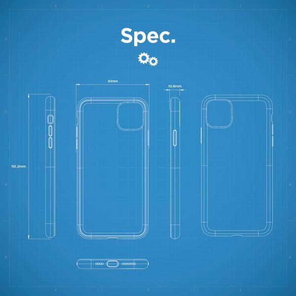 iPhone 11 Pro Liquid Silicon Case by X Fitted - Midnight Blue - Image 6