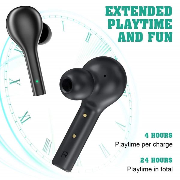 T5 True Wireless Earphones by QCY - Black - Image 3