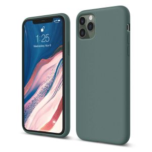 iPhone 11 Pro Liquid Silicon Case by X Fitted - Pine Green