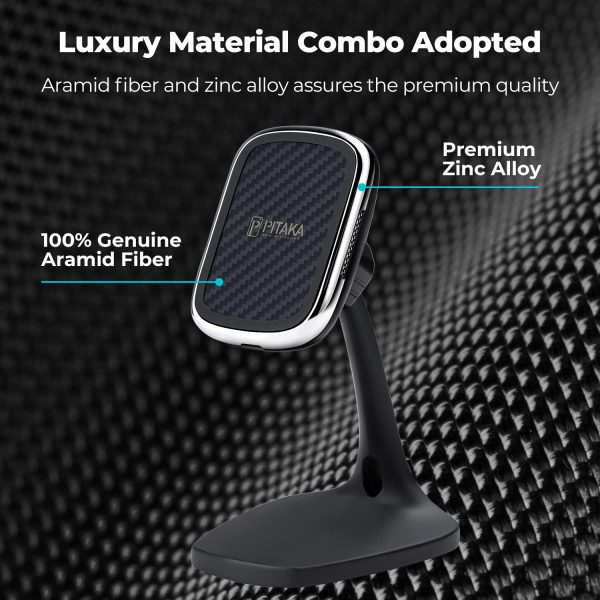 MagMount Qi Desktop by PITAKA Charging Stand - Black - Image 5