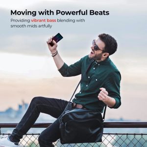 M7 True Wireless Earphones by MPOW, 30 Hrs Playtime, Bass+, Noise Cancellation - Black - Image 8