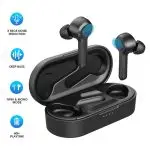 MPOW M9 True Wireless Earbuds Upgraded Edition with 4 Mics for Better Voice Calls - Black