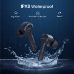 MPOW M9 True Wireless Earbuds Upgraded Edition with 4 Mics for Better Voice Calls - Black - Image 7