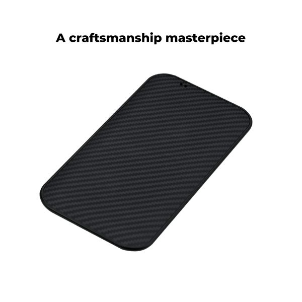 Fast Wireless Charging Pad Air Essential by PITAKA 7.5W /10W / 5W - Obsidian Black - Image 7