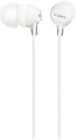 Sony MDR-EX15LP In-Ear Headphones with Tangle Free Cord & no Microphone - White - Image 2